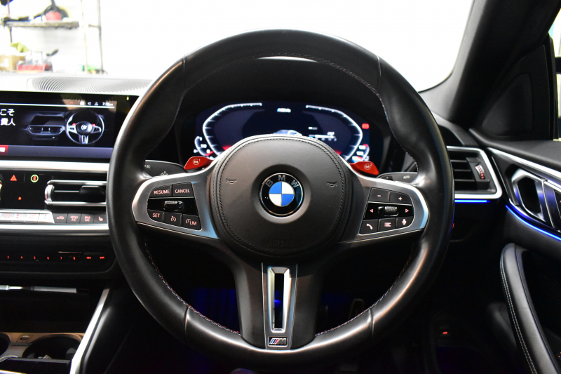 BMW Mシリーズ M4ｸｰﾍﾟ 6速MT 後輪駆動FR車 ﾋｰﾀｰ付黒革Mｽﾎﾟｰﾂｼｰﾄ ﾚｰｻﾞｰLEDﾍｯﾄﾞﾗｲﾄ HUD Mｽﾎﾟｰﾂﾃﾞﾌ Mｺﾝﾊﾟｳﾝﾄﾞﾌﾞﾚｰｷ 可変Mｻｽ ﾗｲﾌﾞｺｯｸﾋﾟｯﾄ全周囲ｶﾒﾗ LCW Apple Car Play ﾌﾙｾｸﾞ 19&20AW 2年保証