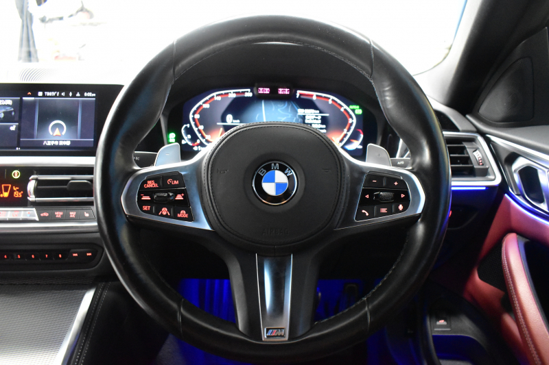 BMW 4シリーズ 420iｸｰﾍﾟ Mｽﾎﾟｰﾂ ｲﾉﾍﾞｰｼｮﾝ＆ｺﾝﾌｫｰﾄP  ﾚｰｻﾞｰLEDﾍｯﾄﾞﾗｲﾄ ﾋｰﾀｰ付赤革 全周囲ｶﾒﾗ ｵﾌﾟｼｮﾝ19AW 追従ACC LCW ﾗｲﾌﾞｺｯｸﾋﾟｯﾄ液晶ﾒｰﾀｰ ﾀｯﾁﾊﾟﾈﾙHDDﾅﾋﾞ Apple Car Play 電動ﾄﾗﾝｸ 車線逸脱&歩行者警告 衝突軽減B 2年保証