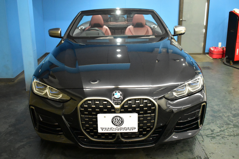 BMW 4シリーズ M440i xDriveｶﾌﾞﾘｵﾚ ｺﾝﾌｫｰﾄP ﾋｰﾀｰ付赤革 4WD 全周囲ｶﾒﾗ ｴｱｶﾗｰ ﾚｰｻﾞｰLEDﾍｯﾄﾞﾗｲﾄ HUD Mｽﾎﾟｰﾂﾃﾞﾌ&ﾌﾞﾚｰｷ 可変Mｻｽ ﾗｲﾌﾞｺｯｸﾋﾟｯﾄﾀｯﾁﾊﾟﾈﾙﾅﾋﾞ LCW Apple Car Play ﾌﾙｾｸﾞ harman/kardon 19AW 2年保証