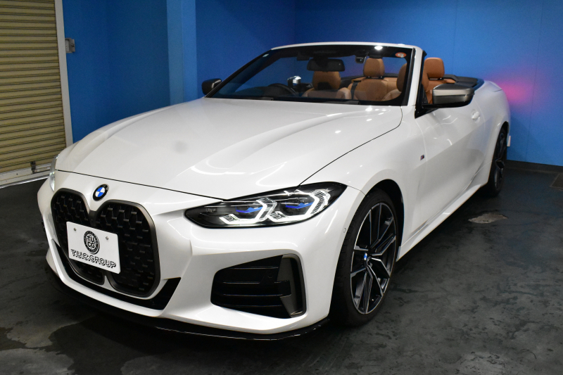 BMW 4シリーズ M440i xDriveｶﾌﾞﾘｵﾚ ｺﾝﾌｫｰﾄP ﾋｰﾀｰ付ｺﾆｬｯｸﾚｻﾞｰ  4WD ｵﾌﾟｼｮﾝ19AW 全周囲ｶﾒﾗ ｴｱｶﾗｰ ﾚｰｻﾞｰLEDﾍｯﾄﾞﾗｲﾄ HUD Mｽﾎﾟｰﾂﾃﾞﾌ&ﾌﾞﾚｰｷ 可変Mｻｽ ﾗｲﾌﾞｺｯｸﾋﾟｯﾄﾀｯﾁﾊﾟﾈﾙﾅﾋﾞ LCW Apple Car Play ﾌﾙｾｸﾞ harman/kardon 2年保証