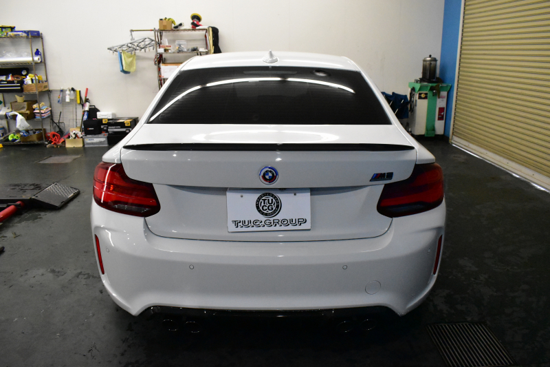 BMW Mシリーズ M2 ｺﾝﾍﾟﾃｨｼｮﾝ MDCT 7速DCT LCI後期  ﾊｰﾏﾝｶｰﾄﾞﾝ 専用410馬力ｴﾝｼﾞﾝ LEDﾍｯﾄﾞﾗｲﾄ&ﾃｰﾙ ﾋｰﾀｰ付黒革 ｱｲﾊﾞｯﾊﾀﾞｳﾝｻｽ ｶｰﾎﾞﾝFﾘｯﾌﾟ&ﾄﾗﾝｸｽﾎﾟｲﾗｰ&Rﾃﾞｨﾌｭｰｻﾞｰ ﾀｯﾁﾊﾟﾈﾙHDDﾅﾋﾞBｶﾒﾗ 19AW 衝突軽減B 車線逸脱＆歩行者警告 Mｼｰﾄﾍﾞﾙﾄ 2年保証