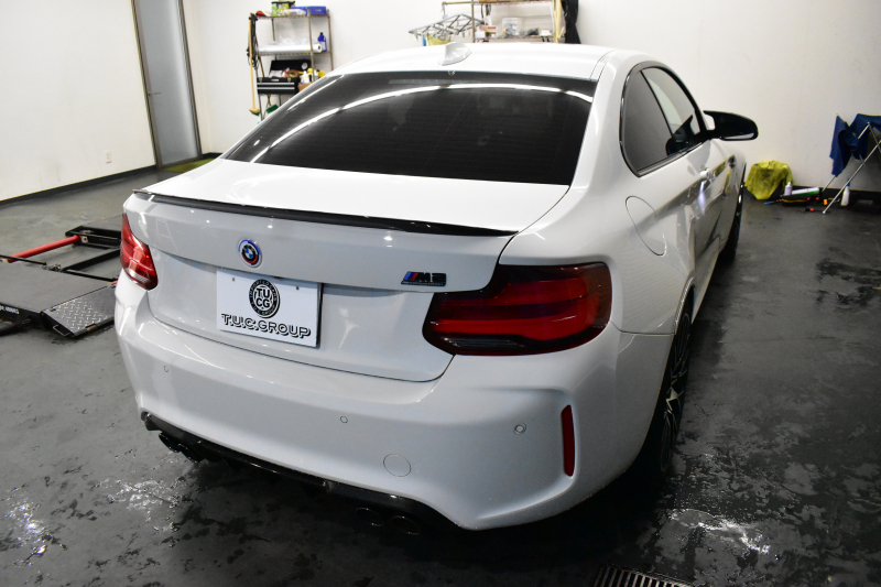 BMW Mシリーズ M2 ｺﾝﾍﾟﾃｨｼｮﾝ MDCT 7速DCT LCI後期  ﾊｰﾏﾝｶｰﾄﾞﾝ 専用410馬力ｴﾝｼﾞﾝ LEDﾍｯﾄﾞﾗｲﾄ&ﾃｰﾙ ﾋｰﾀｰ付黒革 ｱｲﾊﾞｯﾊﾀﾞｳﾝｻｽ ｶｰﾎﾞﾝFﾘｯﾌﾟ&ﾄﾗﾝｸｽﾎﾟｲﾗｰ&Rﾃﾞｨﾌｭｰｻﾞｰ ﾀｯﾁﾊﾟﾈﾙHDDﾅﾋﾞBｶﾒﾗ 19AW 衝突軽減B 車線逸脱＆歩行者警告 Mｼｰﾄﾍﾞﾙﾄ 2年保証