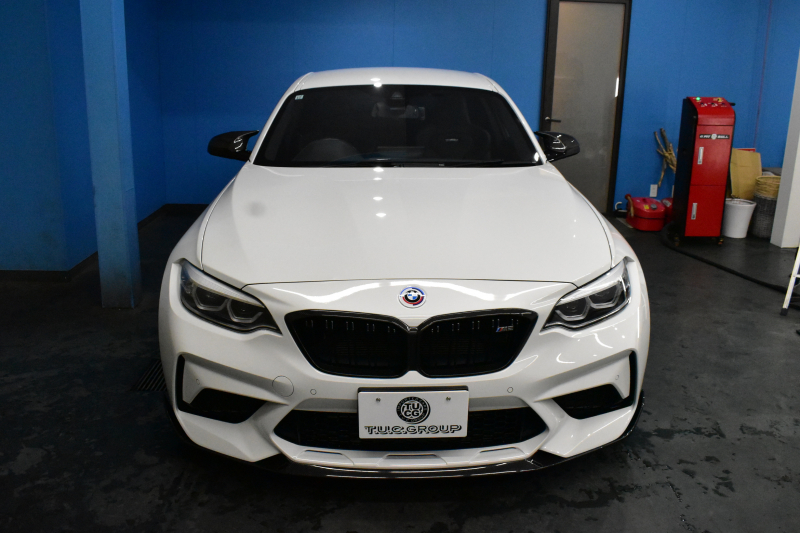 BMW Mシリーズ M2 ｺﾝﾍﾟﾃｨｼｮﾝ MDCT 7速DCT LCI後期  ﾊｰﾏﾝｶｰﾄﾞﾝ 専用410馬力ｴﾝｼﾞﾝ LEDﾍｯﾄﾞﾗｲﾄ&ﾃｰﾙ ﾋｰﾀｰ付黒革 ｱｲﾊﾞｯﾊﾀﾞｳﾝｻｽ ｶｰﾎﾞﾝFﾘｯﾌﾟ&ﾄﾗﾝｸｽﾎﾟｲﾗｰ&Rﾃﾞｨﾌｭｰｻﾞｰ ﾀｯﾁﾊﾟﾈﾙHDDﾅﾋﾞBｶﾒﾗ 19AW 衝突軽減B 車線逸脱＆歩行者警告 Mｼｰﾄﾍﾞﾙﾄ 2年保証