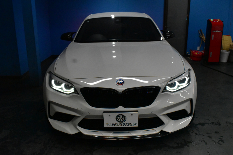 BMW Mシリーズ M2 ｺﾝﾍﾟﾃｨｼｮﾝ MDCT 7速DCT LCI後期  ﾊｰﾏﾝｶｰﾄﾞﾝ 専用410馬力ｴﾝｼﾞﾝ LEDﾍｯﾄﾞﾗｲﾄ&ﾃｰﾙ ﾋｰﾀｰ付黒革 ｱｲﾊﾞｯﾊﾀﾞｳﾝｻｽ ｶｰﾎﾞﾝFﾘｯﾌﾟ&ﾄﾗﾝｸｽﾎﾟｲﾗｰ&Rﾃﾞｨﾌｭｰｻﾞｰ ﾀｯﾁﾊﾟﾈﾙHDDﾅﾋﾞBｶﾒﾗ 19AW 衝突軽減B 車線逸脱＆歩行者警告 Mｼｰﾄﾍﾞﾙﾄ 2年保証