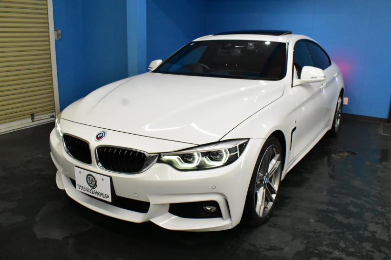BMW 4シリーズ 420iｸﾞﾗﾝｸｰﾍﾟ Mｽﾎﾟｰﾂ LCI後期 ｻﾝﾙｰﾌ ﾋｰﾀｰ付赤革 追従ACC ﾍｷｻｺﾞﾅﾙLEDﾍｯﾄﾞﾗｲﾄ 19AW 車線変更&逸脱&歩行者警告 衝突軽減ﾌﾞﾚｰｷ  ﾀｯﾁﾊﾟﾈﾙ付iﾄﾞﾗｲﾌﾞHDDﾅﾋﾞﾌﾙｾｸﾞTV Bｶﾒﾗ 前後PDC ﾊﾟﾄﾞﾙｼﾌﾄ 電動ﾘｱｹﾞｰﾄ ｽﾏｰﾄｷｰ 2年保証
