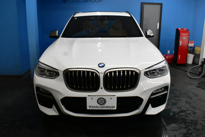 BMW X3 M40d ｾﾚｸﾄ&ﾊｲﾗｲﾝP 326馬力 ﾊﾟﾉﾗﾏｻﾝﾙｰﾌ 全席ﾋｰﾀｰ付茶革 ﾊｰﾏﾝｶｰﾄﾞﾝ 21AW 追従ACC HUD ｽﾃｱﾘﾝｸﾞｻﾎﾟｰﾄ ﾀｯﾁﾊﾟﾈﾙﾅﾋﾞ ﾌﾙｾｸﾞ 全周囲ｶﾒﾗ3Dﾋﾞｭｰ LEDﾍｯﾄﾞﾗｲﾄ 電動Rｹﾞｰﾄ ﾜｲﾔﾚｽ充電 液晶ﾒｰﾀｰ 2年保証
