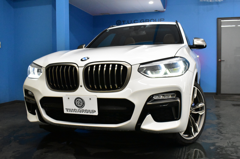 BMW X3 M40d ｾﾚｸﾄ&ﾊｲﾗｲﾝP 326馬力 ﾊﾟﾉﾗﾏｻﾝﾙｰﾌ 全席ﾋｰﾀｰ付茶革 ﾊｰﾏﾝｶｰﾄﾞﾝ 21AW 追従ACC HUD ｽﾃｱﾘﾝｸﾞｻﾎﾟｰﾄ ﾀｯﾁﾊﾟﾈﾙﾅﾋﾞ ﾌﾙｾｸﾞ 全周囲ｶﾒﾗ3Dﾋﾞｭｰ LEDﾍｯﾄﾞﾗｲﾄ 電動Rｹﾞｰﾄ ﾜｲﾔﾚｽ充電 液晶ﾒｰﾀｰ 2年保証