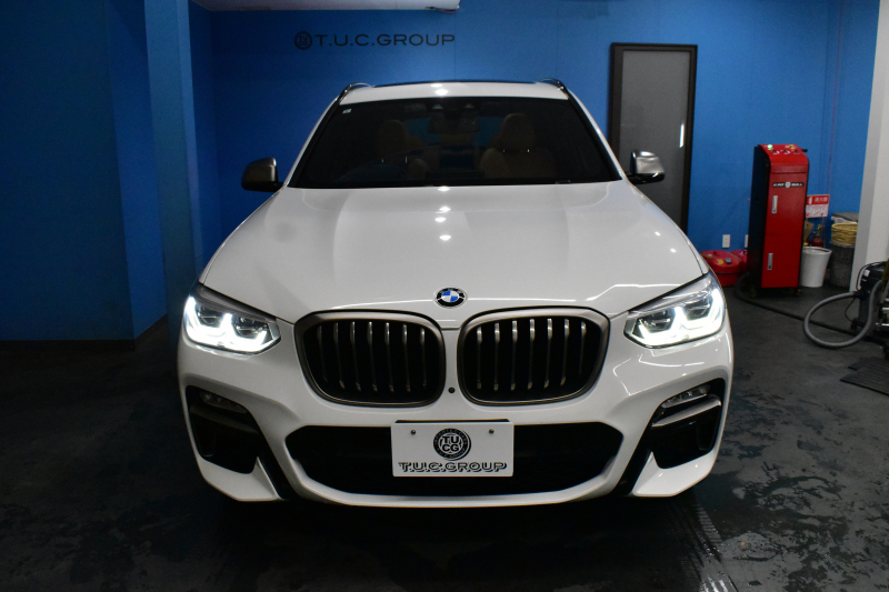 BMW X3 M40d ｾﾚｸﾄ&ﾊｲﾗｲﾝP 326馬力 ﾊﾟﾉﾗﾏｻﾝﾙｰﾌ 全席ﾋｰﾀｰ付茶革 ﾊｰﾏﾝｶｰﾄﾞﾝ 21AW 追従ACC HUD ｽﾃｱﾘﾝｸﾞｻﾎﾟｰﾄ ﾀｯﾁﾊﾟﾈﾙﾅﾋﾞ ﾌﾙｾｸﾞ 全周囲ｶﾒﾗ3Dﾋﾞｭｰ LEDﾍｯﾄﾞﾗｲﾄ 電動Rｹﾞｰﾄ ﾜｲﾔﾚｽ充電 液晶ﾒｰﾀｰ 2年保証