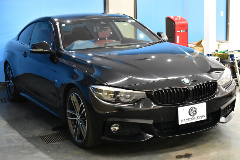 BMW 4シリーズ 420i ｸｰﾍﾟ Mｽﾎﾟｰﾂ  LCI後期 ﾋｰﾀｰ付赤革 追従ACC ﾍｷｻｺﾞﾅﾙLEDﾍｯﾄﾞﾗｲﾄ&ﾃｰﾙ  液晶ﾒｰﾀｰ 黒ｸﾞﾘﾙ ﾀｯﾁﾊﾟｯﾄﾞiﾄﾞﾗｲﾌﾞHDDﾅﾋﾞ Bｶﾒﾗ 前後PDC ﾌﾙｾｸﾞTV 車線変更&逸脱&歩行者警告 衝突軽減ﾌﾞﾚｰｷ ｳｯﾄﾞｲﾝﾃﾘｱ DSRC 2年保証