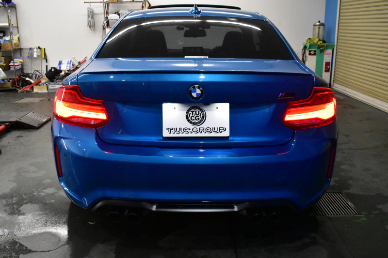 BMW Mシリーズ M2 ｺﾝﾍﾟﾃｨｼｮﾝ MDCT 7速DCT LCI後期  ｻﾝﾙｰﾌ ﾊｰﾏﾝｶｰﾄﾞﾝ 専用410馬力ｴﾝｼﾞﾝ LEDﾍｯﾄﾞﾗｲﾄ&ﾃｰﾙ ﾋｰﾀｰ付黒革 ﾀｯﾁﾊﾟﾈﾙHDDﾅﾋﾞBｶﾒﾗ 19AW 衝突軽減ﾌﾞﾚｰｷ 車線逸脱＆歩行者警告  Mｼｰﾄﾍﾞﾙﾄ 2年保証