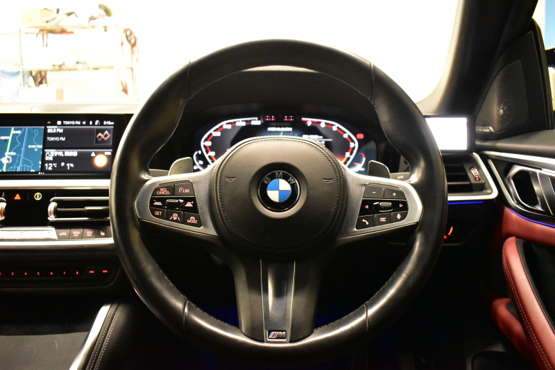 BMW 4シリーズ M440i xDriveｸﾞﾗﾝｸｰﾍﾟ 1ｵｰﾅｰ ｲﾉﾍﾞｰｼｮﾝ&ｺﾝﾌｫｰﾄ&ﾊｲﾗｲﾝP 全周囲ｶﾒﾗ ﾋｰﾀｰ付赤革 19AW ﾚｰｻﾞｰLEDﾍｯﾄﾞ HUD Mｽﾎﾟｰﾂﾃﾞﾌ ﾚｯﾄﾞﾌﾞﾚｰｷｷｬﾘﾊﾟｰ 可変Mｻｽ ｼﾞｪｽﾁｬｰC付ﾗｲﾌﾞｺｯｸﾋﾟｯﾄ Pｱｼｽﾄ LCW Apple Car Play TV harman/kardon 2年保証