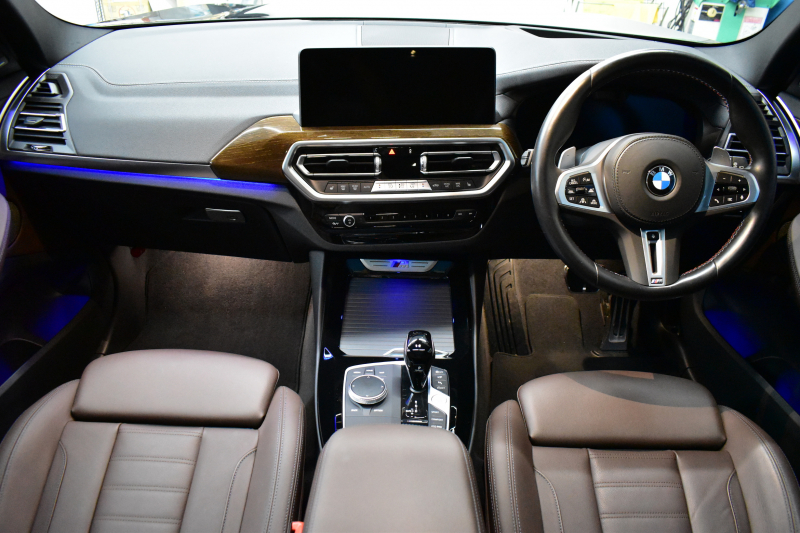 BMW X3 M40i ｾﾚｸﾄﾊﾟｯｹｰｼﾞ LCI後期 変更後ﾃﾞｻﾞｲﾝLEDﾍｯﾄﾞﾗｲﾄ&ﾃｰﾙ ﾊﾟﾉﾗﾏｻﾝﾙｰﾌ ﾗｲﾌﾞｺｸﾋﾟｯﾄ 可変Mｻｽ 全席ﾋｰﾀｰ付ﾓｶﾚｻﾞｰ ﾊｰﾏﾝｶｰﾄﾞﾝ 20AW 追従ACC HUD ｽﾃｱﾘﾝｸﾞｻﾎﾟｰﾄ ﾀｯﾁﾊﾟﾈﾙﾅﾋﾞ ﾌﾙｾｸﾞ 全周囲ｶﾒﾗ3Dﾋﾞｭｰ 電動Rｹﾞｰﾄ 2年保証