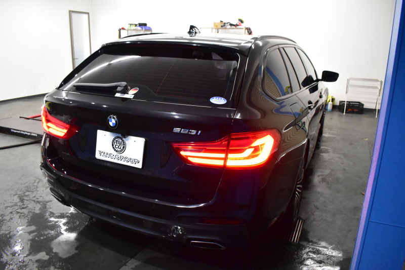 BMW 5シリーズ 523iﾂｰﾘﾝｸﾞ Mｽﾎﾟｰﾂ ﾊｲﾗｲﾝP  ｱﾀﾞﾌﾟﾃｨﾌﾞLEDﾍｯﾄﾞﾗｲﾄ 全席ﾋｰﾀｰ付黒革 追従ACC 車線変更&逸脱&歩行者警告 ﾀｯﾁﾊﾟﾈﾙHDDﾅﾋﾞ 全周囲ｶﾒﾗ3Dﾋﾞｭｰ Pｱｼｽﾄ 液晶ﾒｰﾀｰ  19AW  2年保証