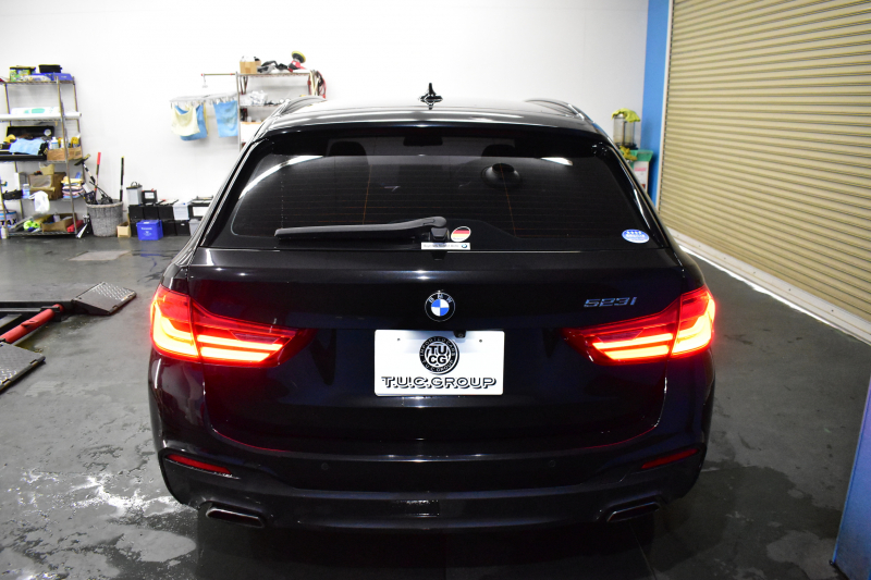 BMW 5シリーズ 523iﾂｰﾘﾝｸﾞ Mｽﾎﾟｰﾂ ﾊｲﾗｲﾝP  ｱﾀﾞﾌﾟﾃｨﾌﾞLEDﾍｯﾄﾞﾗｲﾄ 全席ﾋｰﾀｰ付黒革 追従ACC 車線変更&逸脱&歩行者警告 ﾀｯﾁﾊﾟﾈﾙHDDﾅﾋﾞ 全周囲ｶﾒﾗ3Dﾋﾞｭｰ Pｱｼｽﾄ 液晶ﾒｰﾀｰ  19AW  2年保証