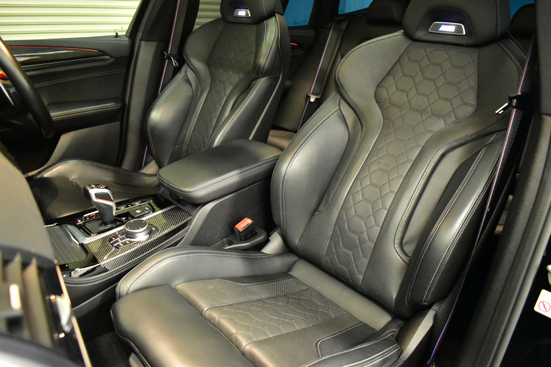 BMW Mシリーズ X3M ｺﾝﾍﾟﾃｨｼｮﾝ 4WD 510馬力 ﾊﾟﾉﾗﾏｻﾝﾙｰﾌ 全席ﾋｰﾀｰ Fﾍﾞﾝﾁﾚｰｼｮﾝ付ﾌﾞﾗｯｸﾒﾘﾉﾚｻﾞｰMｽﾎﾟｰﾂｼｰﾄ 21AW Mｽﾎﾟｰﾂｴｸﾞｿﾞｰｽﾄ ﾊｰﾏﾝｶｰﾄﾞﾝ 追従ACC HUD ｼﾞｪｽﾁｬｰC LEDﾍｯﾄﾞﾗｲﾄ ｵｰﾄﾊｲﾋﾞｰﾑ H&Rﾀﾞｳﾝｻｽ 2年保証