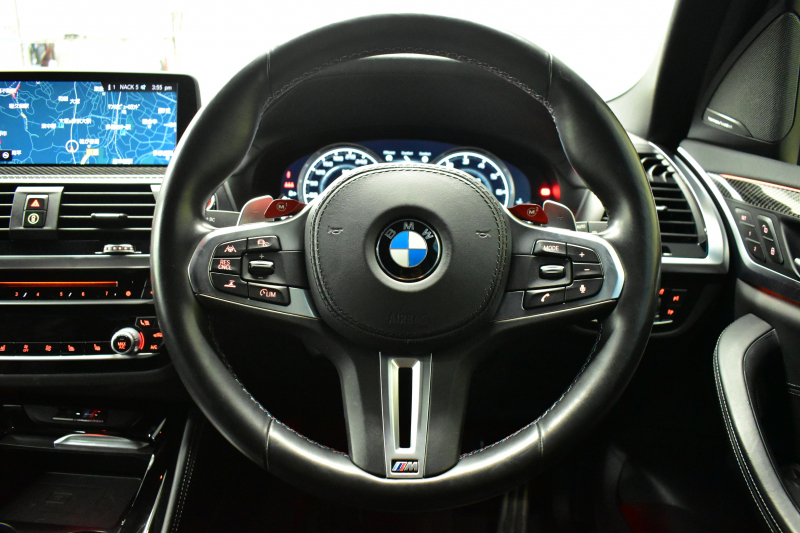 BMW Mシリーズ X3M ｺﾝﾍﾟﾃｨｼｮﾝ 4WD 510馬力 ﾊﾟﾉﾗﾏｻﾝﾙｰﾌ 全席ﾋｰﾀｰ Fﾍﾞﾝﾁﾚｰｼｮﾝ付ﾌﾞﾗｯｸﾒﾘﾉﾚｻﾞｰMｽﾎﾟｰﾂｼｰﾄ 21AW Mｽﾎﾟｰﾂｴｸﾞｿﾞｰｽﾄ ﾊｰﾏﾝｶｰﾄﾞﾝ 追従ACC HUD ｼﾞｪｽﾁｬｰC LEDﾍｯﾄﾞﾗｲﾄ ｵｰﾄﾊｲﾋﾞｰﾑ H&Rﾀﾞｳﾝｻｽ 2年保証
