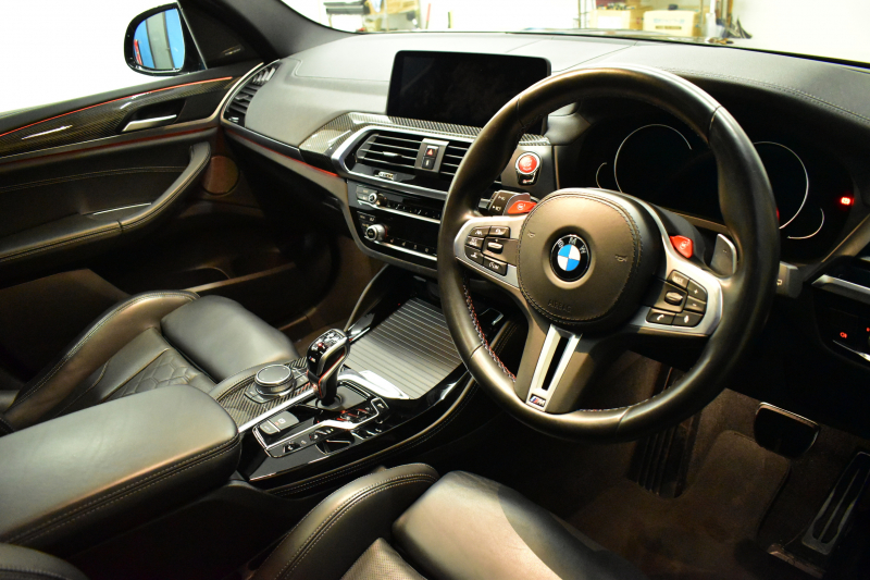 BMW Mシリーズ X3M ｺﾝﾍﾟﾃｨｼｮﾝ 4WD 510馬力 ﾊﾟﾉﾗﾏｻﾝﾙｰﾌ 全席ﾋｰﾀｰ Fﾍﾞﾝﾁﾚｰｼｮﾝ付ﾌﾞﾗｯｸﾒﾘﾉﾚｻﾞｰMｽﾎﾟｰﾂｼｰﾄ 21AW Mｽﾎﾟｰﾂｴｸﾞｿﾞｰｽﾄ ﾊｰﾏﾝｶｰﾄﾞﾝ 追従ACC HUD ｼﾞｪｽﾁｬｰC LEDﾍｯﾄﾞﾗｲﾄ ｵｰﾄﾊｲﾋﾞｰﾑ H&Rﾀﾞｳﾝｻｽ 2年保証