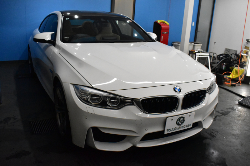 BMW Mシリーズ M4ｸｰﾍﾟ MDCT 可変Mｻｽﾍﾟﾝｼｮﾝ ﾋｰﾀｰ付ﾍﾞｰｼﾞｭﾚｻﾞｰ ﾊﾟｰｷﾝｸﾞｻﾎﾟｰﾄﾊﾟｯｹｰｼﾞ HUD ｱﾀﾞﾌﾟﾃｨﾌﾞLEDﾍｯﾄﾞﾗｲﾄ 19AW 衝突軽減ﾌﾞﾚｰｷ 車線逸脱&歩行者警告 ﾀｯﾁﾊﾟｯﾄﾞHDDﾅﾋﾞﾌﾙｾｸﾞBｶﾒﾗ 前後PDC ｶｰﾎﾞﾝﾙｰﾌ 2年保証