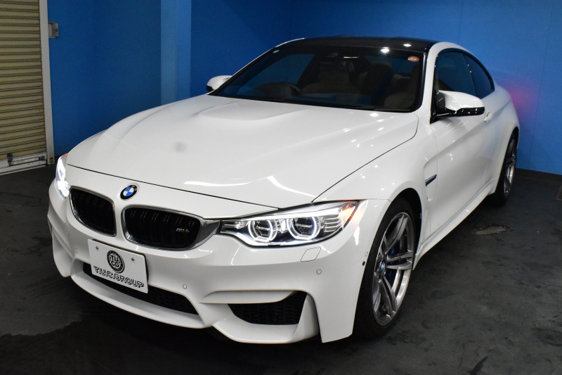 BMW Mシリーズ M4ｸｰﾍﾟ MDCT 可変Mｻｽﾍﾟﾝｼｮﾝ ﾋｰﾀｰ付ﾍﾞｰｼﾞｭﾚｻﾞｰ ﾊﾟｰｷﾝｸﾞｻﾎﾟｰﾄﾊﾟｯｹｰｼﾞ HUD ｱﾀﾞﾌﾟﾃｨﾌﾞLEDﾍｯﾄﾞﾗｲﾄ 19AW 衝突軽減ﾌﾞﾚｰｷ 車線逸脱&歩行者警告 ﾀｯﾁﾊﾟｯﾄﾞHDDﾅﾋﾞﾌﾙｾｸﾞBｶﾒﾗ 前後PDC ｶｰﾎﾞﾝﾙｰﾌ 2年保証