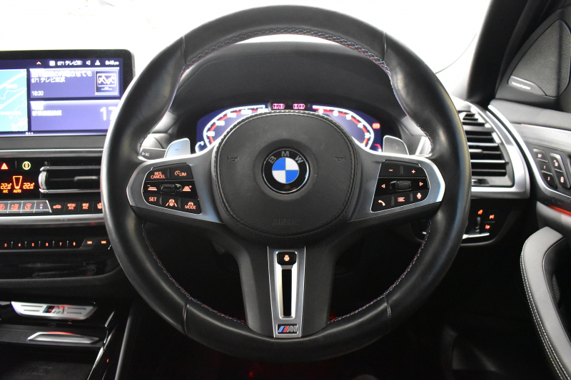 BMW X4 M40i LCI後期 1ｵｰﾅｰ ｾﾚｸﾄP 変更後ﾃﾞｻﾞｲﾝLEDﾍｯﾄﾞﾗｲﾄ&ﾃｰﾙ ﾊﾟﾉﾗﾏｻﾝﾙｰﾌ ﾗｲﾌﾞｺｸﾋﾟｯﾄ 可変Mｻｽ Fﾍﾞﾝﾁﾚｰｼｮﾝ&全席ﾋｰﾀｰ付黒革 ﾊｰﾏﾝｶｰﾄﾞﾝ 21AW 追従ACC HUD ｽﾃｱﾘﾝｸﾞﾋｰﾀｰ ﾀｯﾁﾊﾟﾈﾙﾅﾋﾞ ﾌﾙｾｸﾞ 全周囲ｶﾒﾗ 電動Rｹﾞｰﾄ 2年保証