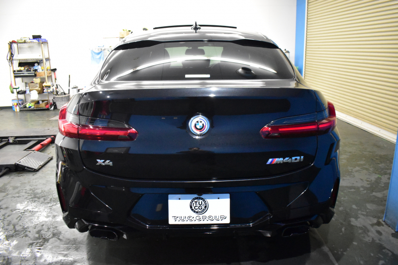 BMW X4 M40i LCI後期 1ｵｰﾅｰ ｾﾚｸﾄP 変更後ﾃﾞｻﾞｲﾝLEDﾍｯﾄﾞﾗｲﾄ&ﾃｰﾙ ﾊﾟﾉﾗﾏｻﾝﾙｰﾌ ﾗｲﾌﾞｺｸﾋﾟｯﾄ 可変Mｻｽ Fﾍﾞﾝﾁﾚｰｼｮﾝ&全席ﾋｰﾀｰ付黒革 ﾊｰﾏﾝｶｰﾄﾞﾝ 21AW 追従ACC HUD ｽﾃｱﾘﾝｸﾞﾋｰﾀｰ ﾀｯﾁﾊﾟﾈﾙﾅﾋﾞ ﾌﾙｾｸﾞ 全周囲ｶﾒﾗ 電動Rｹﾞｰﾄ 2年保証