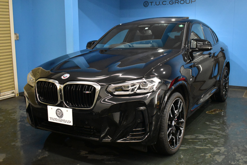 BMW X4 M40i LCI後期 1ｵｰﾅｰ ｾﾚｸﾄP 変更後ﾃﾞｻﾞｲﾝLEDﾍｯﾄﾞﾗｲﾄ&ﾃｰﾙ ﾊﾟﾉﾗﾏｻﾝﾙｰﾌ ﾗｲﾌﾞｺｸﾋﾟｯﾄ 可変Mｻｽ Fﾍﾞﾝﾁﾚｰｼｮﾝ&全席ﾋｰﾀｰ付黒革 ﾊｰﾏﾝｶｰﾄﾞﾝ 21AW 追従ACC HUD ｽﾃｱﾘﾝｸﾞﾋｰﾀｰ ﾀｯﾁﾊﾟﾈﾙﾅﾋﾞ ﾌﾙｾｸﾞ 全周囲ｶﾒﾗ 電動Rｹﾞｰﾄ 2年保証