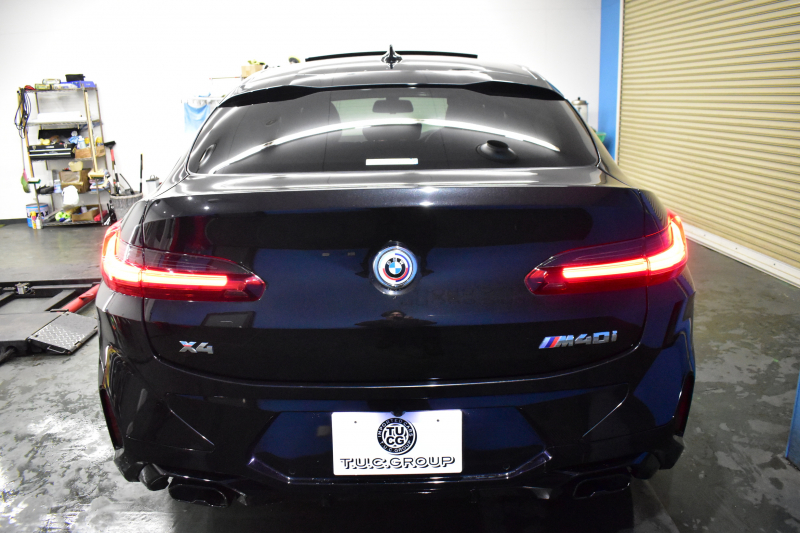 BMW X4 M40i LCI後期 1ｵｰﾅｰ ｾﾚｸﾄP 変更後ﾃﾞｻﾞｲﾝLEDﾍｯﾄﾞﾗｲﾄ&ﾃｰﾙ ﾊﾟﾉﾗﾏｻﾝﾙｰﾌ ﾗｲﾌﾞｺｸﾋﾟｯﾄ 可変Mｻｽ Fﾍﾞﾝﾁﾚｰｼｮﾝ&全席ﾋｰﾀｰ付黒革 ﾊｰﾏﾝｶｰﾄﾞﾝ 21AW 追従ACC HUD ｽﾃｱﾘﾝｸﾞﾋｰﾀｰ ﾀｯﾁﾊﾟﾈﾙﾅﾋﾞ ﾌﾙｾｸﾞ 全周囲ｶﾒﾗ 電動Rｹﾞｰﾄ 2年保証