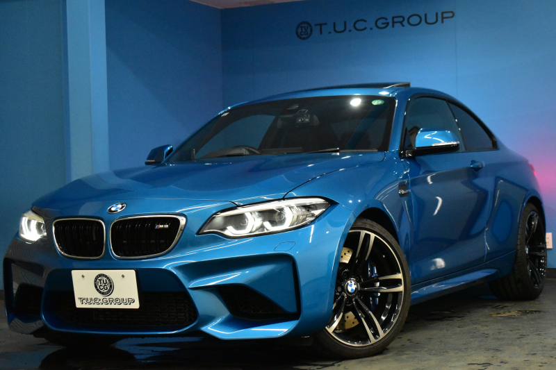 BMW Mシリーズ M2 MDCT 7速DCT LCI後期 ｾﾚｸﾄP ｻﾝﾙｰﾌ ﾊｰﾏﾝｶｰﾄﾞﾝ  ﾋｰﾀｰ付黒革 ﾍｷｻｺﾞﾅﾙLEDﾍｯﾄﾞﾗｲﾄ&ﾃｰﾙ ﾀｯﾁﾊﾟﾈﾙHDDﾅﾋﾞ Bｶﾒﾗ ﾘｱPDC 19AW 車線逸脱&歩行者警告 衝突軽減ﾌﾞﾚｰｷ ｶｰﾎﾞﾝｲﾝﾃﾘｱ 2年保証