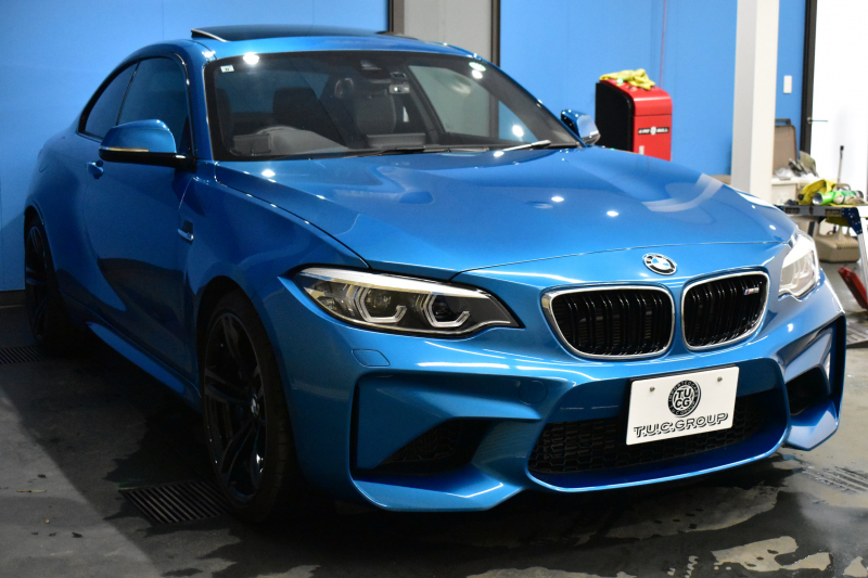 BMW Mシリーズ M2 MDCT 7速DCT LCI後期 ｾﾚｸﾄP ｻﾝﾙｰﾌ ﾊｰﾏﾝｶｰﾄﾞﾝ  ﾋｰﾀｰ付黒革 ﾍｷｻｺﾞﾅﾙLEDﾍｯﾄﾞﾗｲﾄ&ﾃｰﾙ ﾀｯﾁﾊﾟﾈﾙHDDﾅﾋﾞ Bｶﾒﾗ ﾘｱPDC 19AW 車線逸脱&歩行者警告 衝突軽減ﾌﾞﾚｰｷ ｶｰﾎﾞﾝｲﾝﾃﾘｱ 2年保証