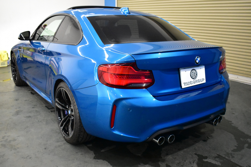 BMW Mシリーズ M2 MDCT 7速DCT LCI後期 ｾﾚｸﾄP ｻﾝﾙｰﾌ ﾊｰﾏﾝｶｰﾄﾞﾝ  ﾋｰﾀｰ付黒革 ﾍｷｻｺﾞﾅﾙLEDﾍｯﾄﾞﾗｲﾄ&ﾃｰﾙ ﾀｯﾁﾊﾟﾈﾙHDDﾅﾋﾞ Bｶﾒﾗ ﾘｱPDC 19AW 車線逸脱&歩行者警告 衝突軽減ﾌﾞﾚｰｷ ｶｰﾎﾞﾝｲﾝﾃﾘｱ 2年保証