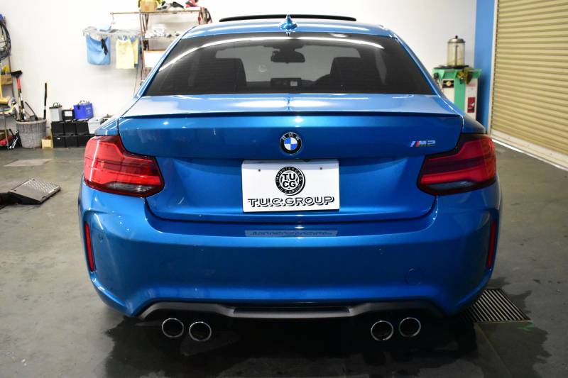 BMW Mシリーズ M2 MDCT 7速DCT LCI後期 ｾﾚｸﾄP ｻﾝﾙｰﾌ ﾊｰﾏﾝｶｰﾄﾞﾝ  ﾋｰﾀｰ付黒革 ﾍｷｻｺﾞﾅﾙLEDﾍｯﾄﾞﾗｲﾄ&ﾃｰﾙ ﾀｯﾁﾊﾟﾈﾙHDDﾅﾋﾞ Bｶﾒﾗ ﾘｱPDC 19AW 車線逸脱&歩行者警告 衝突軽減ﾌﾞﾚｰｷ ｶｰﾎﾞﾝｲﾝﾃﾘｱ 2年保証