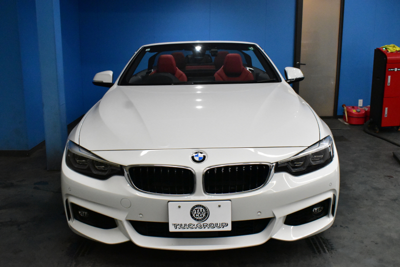 BMW 4シリーズ 440i ｶﾌﾞﾘｵﾚ Mｽﾎﾟｰﾂ LCI後期 ﾌｧｽﾄﾄﾗｯｸP ﾍｷｻｺﾞﾅﾙLEDﾍｯﾄﾞﾗｲﾄ&ﾃｰﾙ 追従ACC HUD ﾋｰﾀｰ付赤革 ｴｱｶﾗｰ 液晶ﾒｰﾀｰ harman/kardon 車線変更&逸脱&歩行者&衝突警告 衝突軽減B 19AW ﾀｯﾁﾊﾟﾈﾙHDDﾅﾋﾞ ﾌﾙｾｸﾞ 2年保証