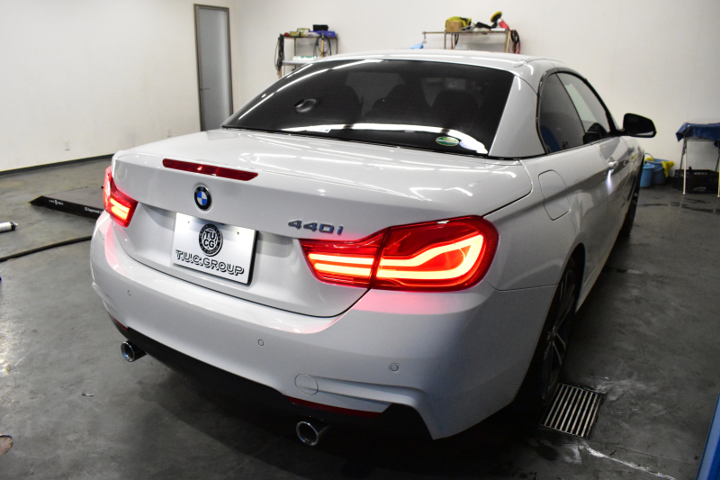 BMW 4シリーズ 440i ｶﾌﾞﾘｵﾚ Mｽﾎﾟｰﾂ LCI後期 ﾌｧｽﾄﾄﾗｯｸP ﾍｷｻｺﾞﾅﾙLEDﾍｯﾄﾞﾗｲﾄ&ﾃｰﾙ 追従ACC HUD ﾋｰﾀｰ付赤革 ｴｱｶﾗｰ 液晶ﾒｰﾀｰ harman/kardon 車線変更&逸脱&歩行者&衝突警告 衝突軽減B 19AW ﾀｯﾁﾊﾟﾈﾙHDDﾅﾋﾞ ﾌﾙｾｸﾞ 2年保証