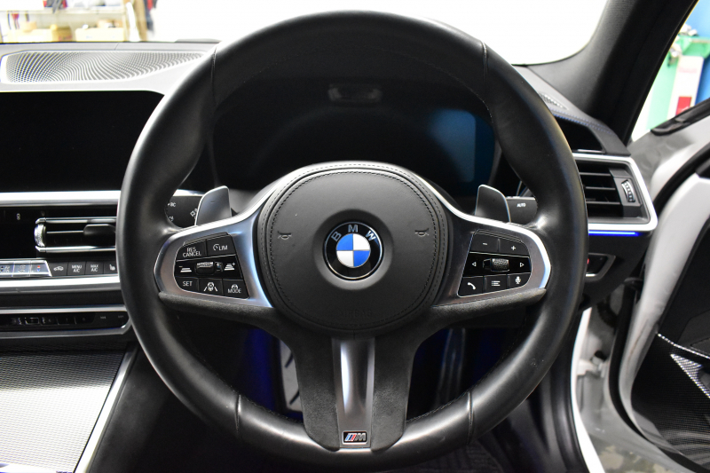 BMW 3シリーズ M340i Xﾄﾞﾗｲﾌﾞ ｲﾉﾍﾞｰｼｮﾝP ﾚｰｻﾞｰLEDﾗｲﾄ ﾋｰﾀｰ付黒革 ACC HUD 可変Mｻｽ 19AW Mｽﾎﾟｰﾂﾌﾞﾚｰｷ&ﾃﾞﾌ ｼﾞｪｽﾁｬｰC付ﾀｯﾁﾊﾟﾈﾙﾅﾋﾞ全周囲ｶﾒﾗ ﾊｰﾏﾝｶｰﾄﾞﾝ 側面衝突&車線変更&逸脱警告 2年保証