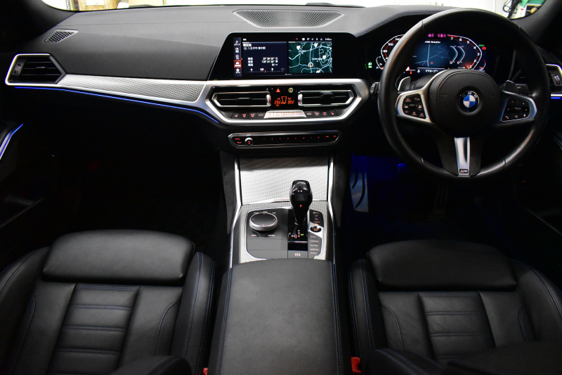 BMW 3シリーズ M340i Xﾄﾞﾗｲﾌﾞ ｲﾉﾍﾞｰｼｮﾝP ﾚｰｻﾞｰLEDﾗｲﾄ ﾋｰﾀｰ付黒革 ACC HUD 可変Mｻｽ 19AW Mｽﾎﾟｰﾂﾌﾞﾚｰｷ&ﾃﾞﾌ ｼﾞｪｽﾁｬｰC付ﾀｯﾁﾊﾟﾈﾙﾅﾋﾞ全周囲ｶﾒﾗ ﾊｰﾏﾝｶｰﾄﾞﾝ 側面衝突&車線変更&逸脱警告 2年保証