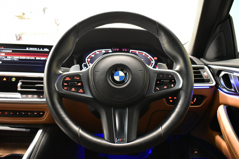 BMW 4シリーズ 420i ｶﾌﾞﾘｵﾚ Mｽﾎﾟｰﾂ ﾌｧｽﾄﾄﾗｯｸ&ｺﾝﾌｫｰﾄP ﾚｰｻﾞｰLED ﾋｰﾀｰ付ｺﾆｬｯｸ革 ｴｱｶﾗｰ 可変Mｻｽ Mｽﾎﾟｰﾂﾌﾞﾚｰｷ 全周囲ｶﾒﾗ ﾌﾙｾｸﾞ  ﾗｲﾌﾞｺｯｸﾋﾟｯﾄﾀｯﾁﾊﾟﾈﾙﾅﾋﾞ LCW Apple Car Play 19AW 2年保証