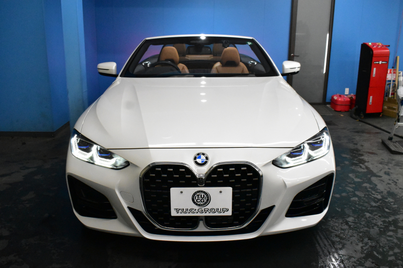 BMW 4シリーズ 420i ｶﾌﾞﾘｵﾚ Mｽﾎﾟｰﾂ ﾌｧｽﾄﾄﾗｯｸ&ｺﾝﾌｫｰﾄP ﾚｰｻﾞｰLED ﾋｰﾀｰ付ｺﾆｬｯｸ革 ｴｱｶﾗｰ 可変Mｻｽ Mｽﾎﾟｰﾂﾌﾞﾚｰｷ 全周囲ｶﾒﾗ ﾌﾙｾｸﾞ  ﾗｲﾌﾞｺｯｸﾋﾟｯﾄﾀｯﾁﾊﾟﾈﾙﾅﾋﾞ LCW Apple Car Play 19AW 2年保証