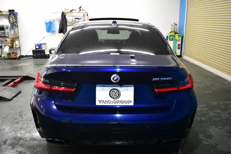 BMW 3シリーズ M340i Xﾄﾞﾗｲﾌﾞ LCI後期 新車保証R9月1月迄 1ｵｰﾅｰ individualﾀﾝｻﾞﾅｲﾄﾌﾞﾙｰ外装  ｻﾝﾙｰﾌ ﾋｰﾀｰ付黒ﾒﾘﾉ革 ｽﾃｱﾘﾝｸﾞﾋｰﾀｰ  ｶｰﾌﾞﾄﾞﾃﾞｨｽﾌﾟﾚｲ ACC HUD 可変Mｻｽ 19AW Mｽﾎﾟｰﾂﾌﾞﾚｰｷ&ﾃﾞﾌ ﾀｯﾁﾊﾟﾈﾙﾅﾋﾞ全周囲ｶﾒﾗ ﾊｰﾏﾝｶｰﾄﾞﾝ 2年保証