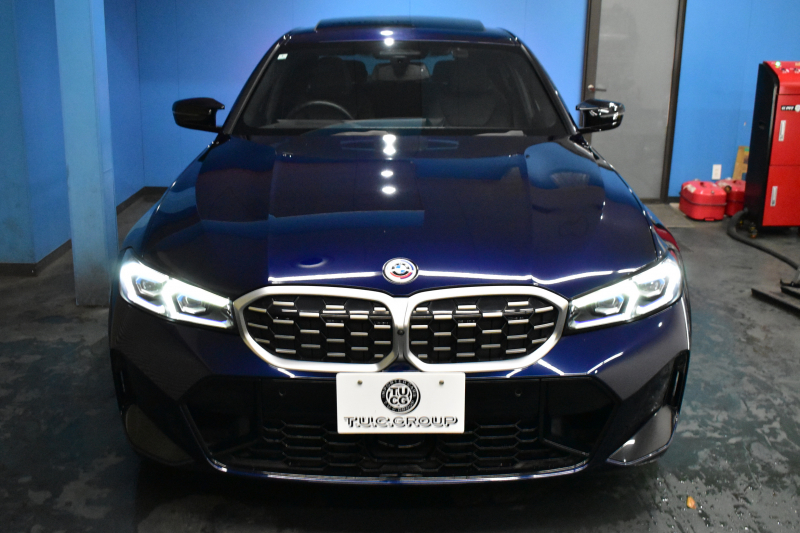 BMW 3シリーズ M340i Xﾄﾞﾗｲﾌﾞ LCI後期 新車保証R9月1月迄 1ｵｰﾅｰ individualﾀﾝｻﾞﾅｲﾄﾌﾞﾙｰ外装  ｻﾝﾙｰﾌ ﾋｰﾀｰ付黒ﾒﾘﾉ革 ｽﾃｱﾘﾝｸﾞﾋｰﾀｰ  ｶｰﾌﾞﾄﾞﾃﾞｨｽﾌﾟﾚｲ ACC HUD 可変Mｻｽ 19AW Mｽﾎﾟｰﾂﾌﾞﾚｰｷ&ﾃﾞﾌ ﾀｯﾁﾊﾟﾈﾙﾅﾋﾞ全周囲ｶﾒﾗ ﾊｰﾏﾝｶｰﾄﾞﾝ 2年保証