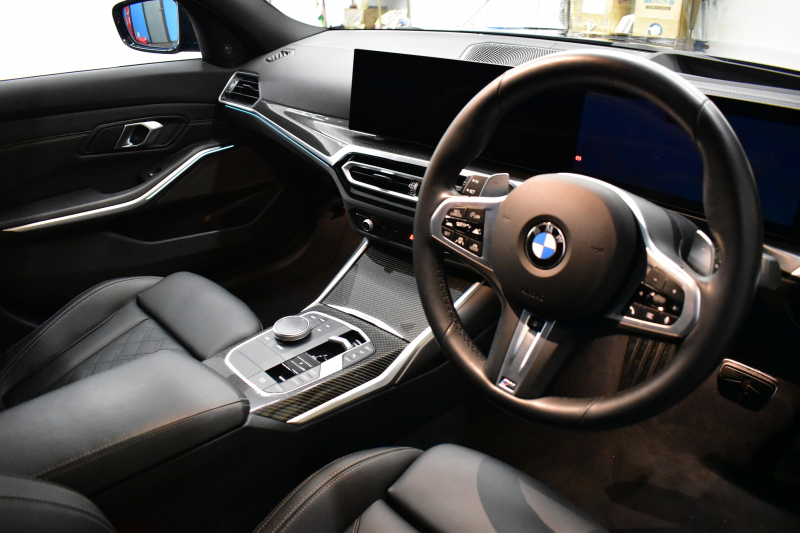 BMW 3シリーズ M340i Xﾄﾞﾗｲﾌﾞ LCI後期 新車保証R9月1月迄 1ｵｰﾅｰ individualﾀﾝｻﾞﾅｲﾄﾌﾞﾙｰ外装  ｻﾝﾙｰﾌ ﾋｰﾀｰ付黒ﾒﾘﾉ革 ｽﾃｱﾘﾝｸﾞﾋｰﾀｰ  ｶｰﾌﾞﾄﾞﾃﾞｨｽﾌﾟﾚｲ ACC HUD 可変Mｻｽ 19AW Mｽﾎﾟｰﾂﾌﾞﾚｰｷ&ﾃﾞﾌ ﾀｯﾁﾊﾟﾈﾙﾅﾋﾞ全周囲ｶﾒﾗ ﾊｰﾏﾝｶｰﾄﾞﾝ 2年保証