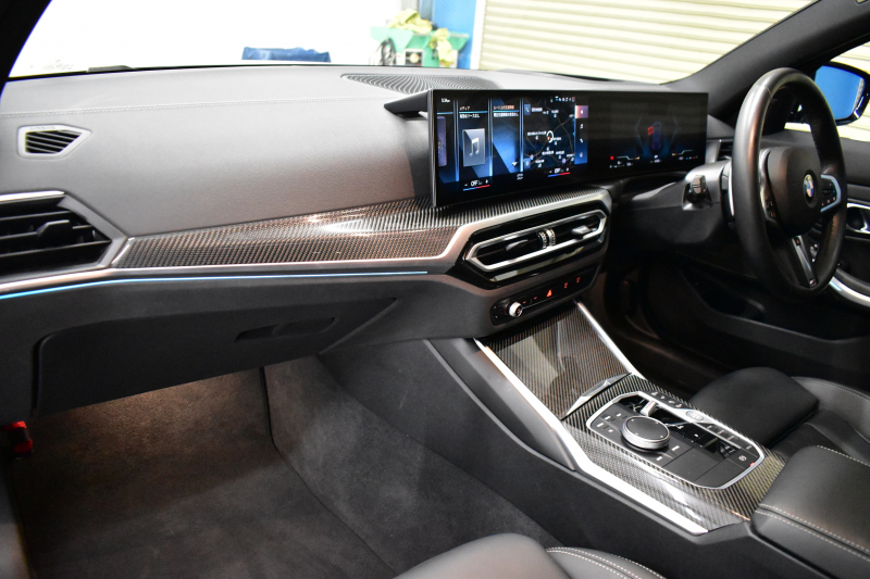 BMW 3シリーズ M340i Xﾄﾞﾗｲﾌﾞ LCI後期 新車保証R9月1月迄 1ｵｰﾅｰ individualﾀﾝｻﾞﾅｲﾄﾌﾞﾙｰ外装  ｻﾝﾙｰﾌ ﾋｰﾀｰ付黒ﾒﾘﾉ革 ｽﾃｱﾘﾝｸﾞﾋｰﾀｰ  ｶｰﾌﾞﾄﾞﾃﾞｨｽﾌﾟﾚｲ ACC HUD 可変Mｻｽ 19AW Mｽﾎﾟｰﾂﾌﾞﾚｰｷ&ﾃﾞﾌ ﾀｯﾁﾊﾟﾈﾙﾅﾋﾞ全周囲ｶﾒﾗ ﾊｰﾏﾝｶｰﾄﾞﾝ 2年保証