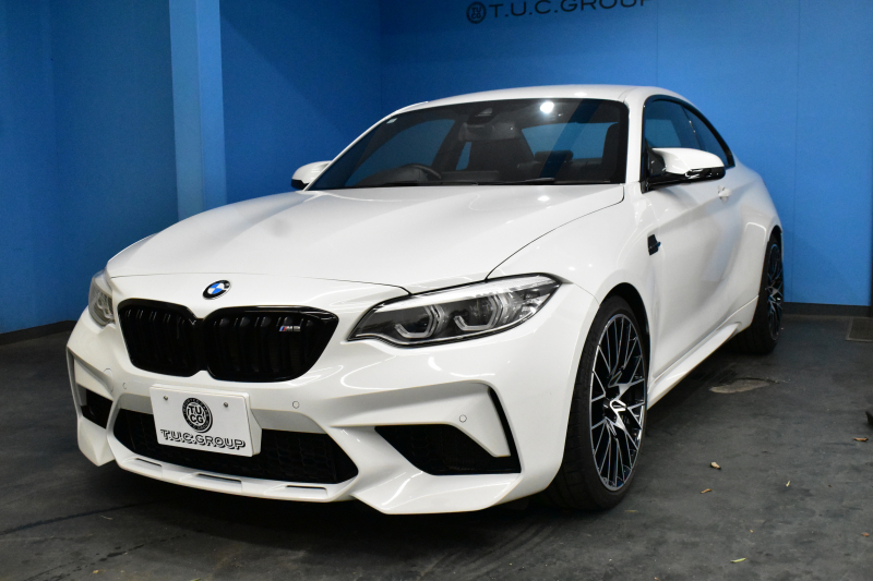 BMW Mシリーズ M2 ｺﾝﾍﾟﾃｨｼｮﾝ MDCT 7速DCT LCI後期  ﾊｰﾏﾝｶｰﾄﾞﾝ 専用410馬力ｴﾝｼﾞﾝ LEDﾍｯﾄﾞﾗｲﾄ&ﾃｰﾙ ﾋｰﾀｰ付黒革 ﾀｯﾁﾊﾟﾈﾙHDDﾅﾋﾞBｶﾒﾗ 19AW 衝突軽減ﾌﾞﾚｰｷ 車線逸脱＆歩行者警告  Mｼｰﾄﾍﾞﾙﾄ 2年保証