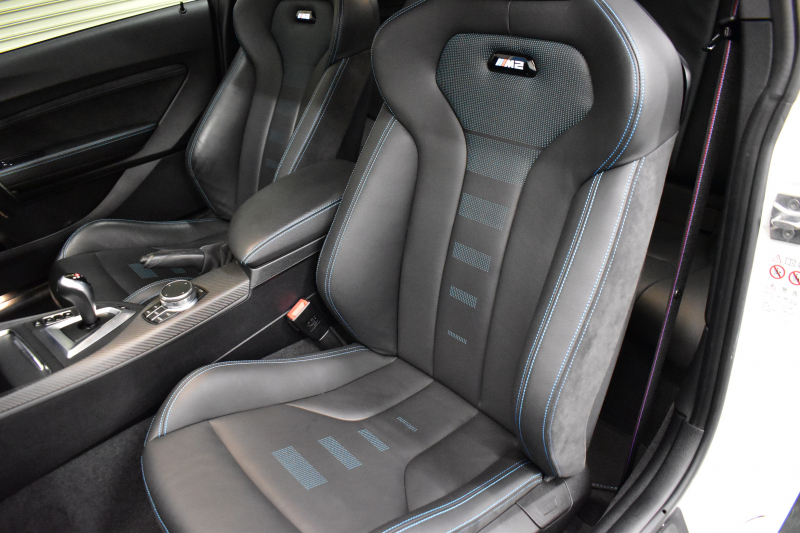 BMW Mシリーズ M2 ｺﾝﾍﾟﾃｨｼｮﾝ MDCT 7速DCT LCI後期  ﾊｰﾏﾝｶｰﾄﾞﾝ 専用410馬力ｴﾝｼﾞﾝ LEDﾍｯﾄﾞﾗｲﾄ&ﾃｰﾙ ﾋｰﾀｰ付黒革 ﾀｯﾁﾊﾟﾈﾙHDDﾅﾋﾞBｶﾒﾗ 19AW 衝突軽減ﾌﾞﾚｰｷ 車線逸脱＆歩行者警告  Mｼｰﾄﾍﾞﾙﾄ 2年保証