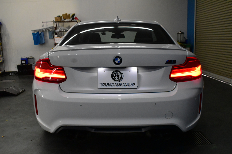 BMW Mシリーズ M2 ｺﾝﾍﾟﾃｨｼｮﾝ MDCT 7速DCT LCI後期  ﾊｰﾏﾝｶｰﾄﾞﾝ 専用410馬力ｴﾝｼﾞﾝ LEDﾍｯﾄﾞﾗｲﾄ&ﾃｰﾙ ﾋｰﾀｰ付黒革 ﾀｯﾁﾊﾟﾈﾙHDDﾅﾋﾞBｶﾒﾗ 19AW 衝突軽減ﾌﾞﾚｰｷ 車線逸脱＆歩行者警告  Mｼｰﾄﾍﾞﾙﾄ 2年保証