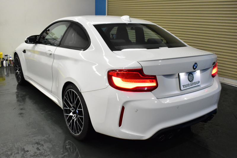 BMW Mシリーズ M2 ｺﾝﾍﾟﾃｨｼｮﾝ MDCT 7速DCT LCI後期  ﾊｰﾏﾝｶｰﾄﾞﾝ 専用410馬力ｴﾝｼﾞﾝ LEDﾍｯﾄﾞﾗｲﾄ&ﾃｰﾙ ﾋｰﾀｰ付黒革 ﾀｯﾁﾊﾟﾈﾙHDDﾅﾋﾞBｶﾒﾗ 19AW 衝突軽減ﾌﾞﾚｰｷ 車線逸脱＆歩行者警告  Mｼｰﾄﾍﾞﾙﾄ 2年保証