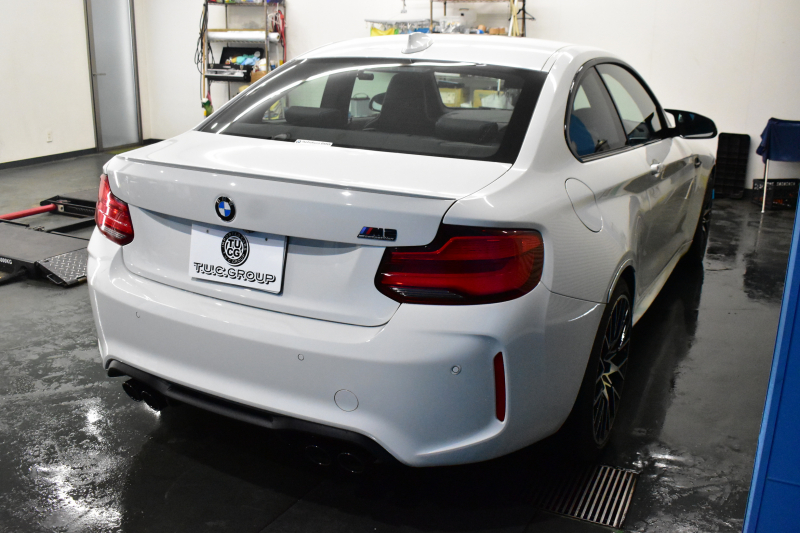 BMW Mシリーズ M2 ｺﾝﾍﾟﾃｨｼｮﾝ MDCT 7速DCT LCI後期  ﾊｰﾏﾝｶｰﾄﾞﾝ 専用410馬力ｴﾝｼﾞﾝ LEDﾍｯﾄﾞﾗｲﾄ&ﾃｰﾙ ﾋｰﾀｰ付黒革 ﾀｯﾁﾊﾟﾈﾙHDDﾅﾋﾞBｶﾒﾗ 19AW 衝突軽減ﾌﾞﾚｰｷ 車線逸脱＆歩行者警告  Mｼｰﾄﾍﾞﾙﾄ 2年保証