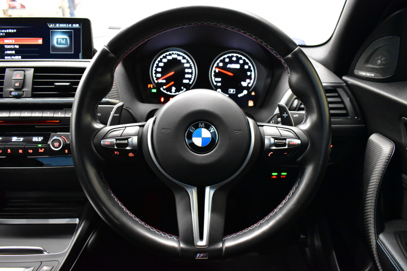 BMW Mシリーズ M2 ｺﾝﾍﾟﾃｨｼｮﾝ MDCT 7速DCT LCI後期  ﾊｰﾏﾝｶｰﾄﾞﾝ 専用410馬力ｴﾝｼﾞﾝ LEDﾍｯﾄﾞﾗｲﾄ&ﾃｰﾙ ﾋｰﾀｰ付黒革 ﾀｯﾁﾊﾟﾈﾙHDDﾅﾋﾞBｶﾒﾗ 19AW 衝突軽減ﾌﾞﾚｰｷ 車線逸脱＆歩行者警告  Mｼｰﾄﾍﾞﾙﾄ 2年保証