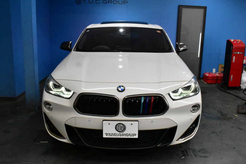 BMW X2 M35i 4WD ｾﾚｸﾄ&ｱﾄﾞﾊﾞﾝｽﾄﾞｱｸﾃｨﾌﾞｾｰﾌﾃｨ-&ｺﾝﾌｫｰﾄP ﾊﾟﾉﾗﾏｻﾝﾙｰﾌ ﾋｰﾀｰ付電動黒革Mｽﾎﾟｰﾂｼｰﾄ 20AW 社外ﾌﾙｾｸﾞTV LEDﾍｯﾄﾞﾗｲﾄ 追従ACC HUD ﾀｯﾁﾊﾟﾈﾙﾅﾋﾞBｶﾒﾗ 衝突軽減B 車線逸脱&歩行者警告 電動Rｹﾞｰﾄ 2年保証