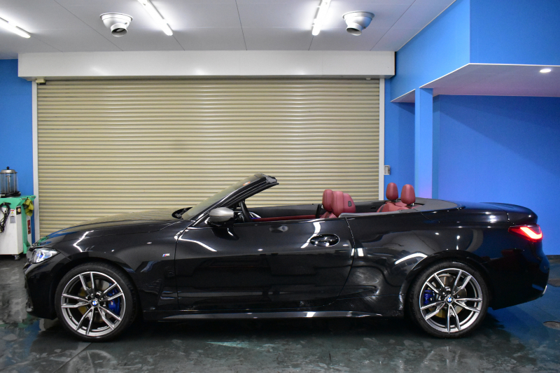 BMW 4シリーズ M440i xDriveｶﾌﾞﾘｵﾚ 4WD 1ｵｰﾅｰ ｺﾝﾌｫｰﾄP ﾋｰﾀｰ付赤革 ｴｱｶﾗｰ ﾚｰｻﾞｰLEDﾍｯﾄﾞﾗｲﾄ ACC HUD Mｽﾎﾟｰﾂﾃﾞﾌ&ﾌﾞﾚｰｷ 可変Mｻｽ ﾗｲﾌﾞｺｯｸﾋﾟｯﾄﾀｯﾁﾊﾟﾈﾙﾅﾋﾞ全周囲ｶﾒﾗ Apple Car Play ﾌﾙｾｸﾞ harman/kardon 19AW ﾋﾟｱﾉﾌﾞﾗｯｸｲﾝﾃﾘｱ 2年保証