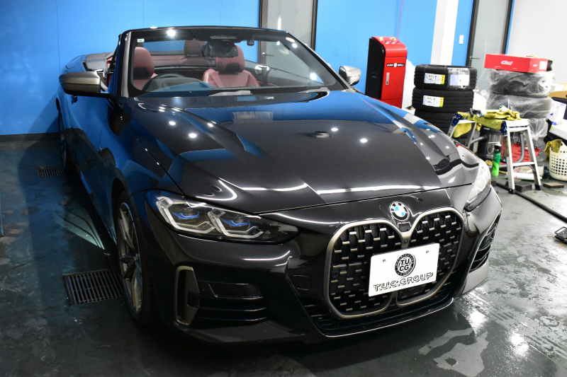 BMW 4シリーズ M440i xDriveｶﾌﾞﾘｵﾚ 4WD 1ｵｰﾅｰ ｺﾝﾌｫｰﾄP ﾋｰﾀｰ付赤革 ｴｱｶﾗｰ ﾚｰｻﾞｰLEDﾍｯﾄﾞﾗｲﾄ ACC HUD Mｽﾎﾟｰﾂﾃﾞﾌ&ﾌﾞﾚｰｷ 可変Mｻｽ ﾗｲﾌﾞｺｯｸﾋﾟｯﾄﾀｯﾁﾊﾟﾈﾙﾅﾋﾞ全周囲ｶﾒﾗ Apple Car Play ﾌﾙｾｸﾞ harman/kardon 19AW ﾋﾟｱﾉﾌﾞﾗｯｸｲﾝﾃﾘｱ 2年保証